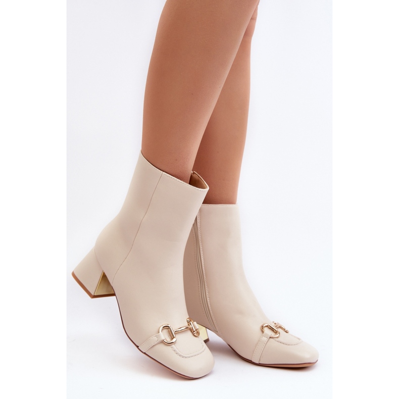 Step in style Csizma Modell Adinah 1063 Light Beige - Lépjen stílusosan bézs