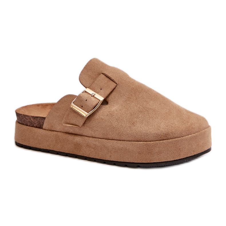 Step in style Papucs Terilain TL8-123 Dark Beige modell - Lépj stílusosan bézs