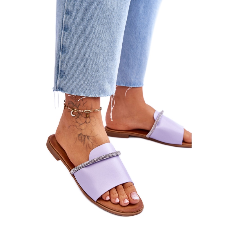 Step in style Termen W-78 Violet szandál-flip-flop modell - Lépjen stílusosan ibolya