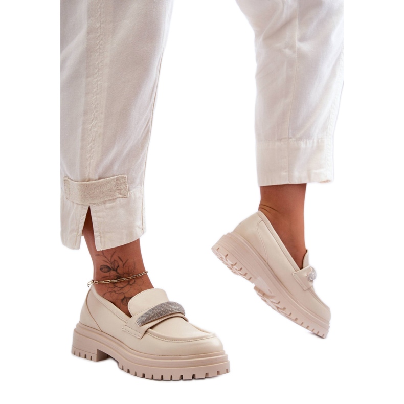 Step in style Mokaszin modell Aricka 7961 Beige - Lépj stílusosan bézs Step in style Mokaszin modell Aricka 7961 Beige - Lépj stílusosan bézs