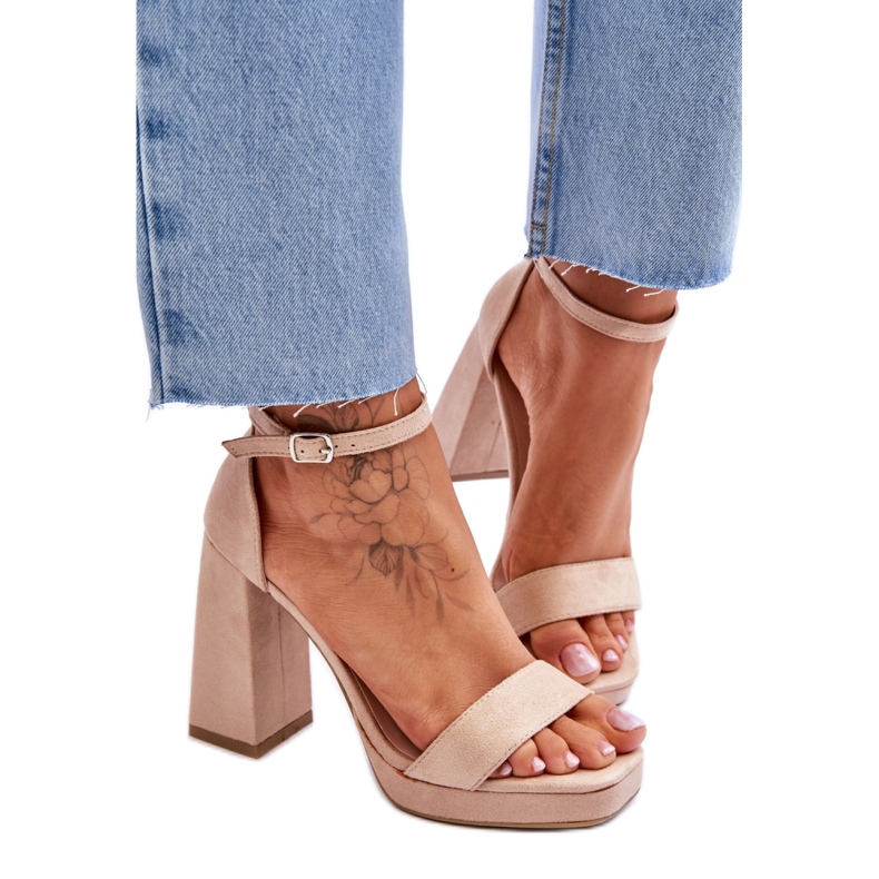 Step in style Merila LC-29 Beige modell szandál - Lépjen stílusosan bézs