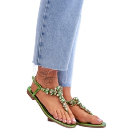 Step in style Lenisa H8-291 modell szandál zöld - Lépj stílusosan