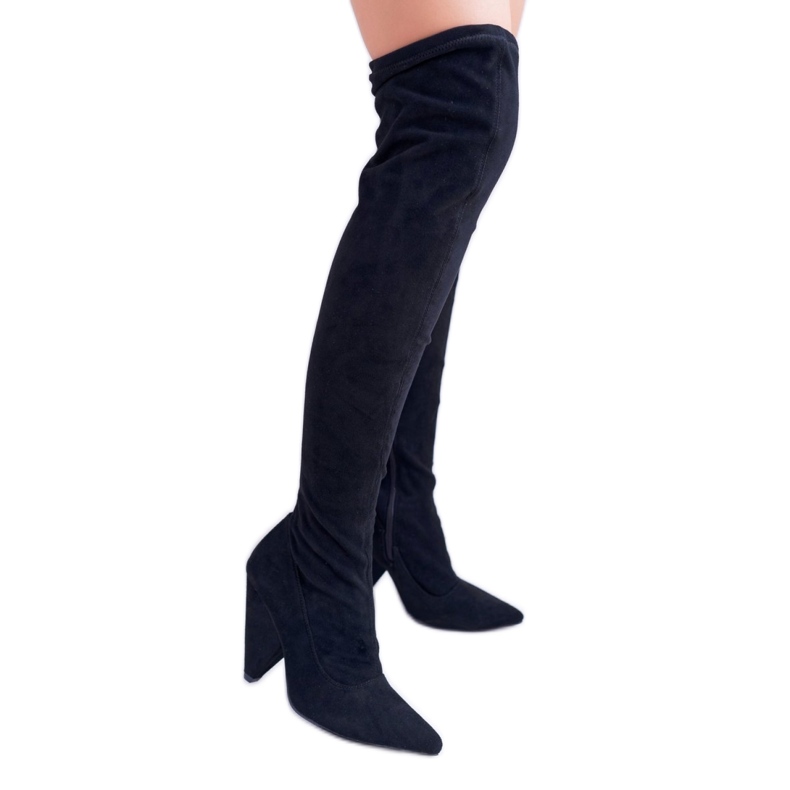 Step in style Csizma Modell Lu Boo XW37356 Black Suede - Lépjen stílusosan fekete Step in style Csizma Modell Lu Boo XW37356 Black Suede - Lépjen stílusosan fekete