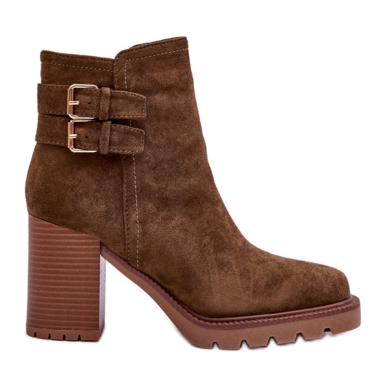 Step in style Bakancs Modell Makeline H8-526 Olive Suede - Lépjen stílusosan zöld