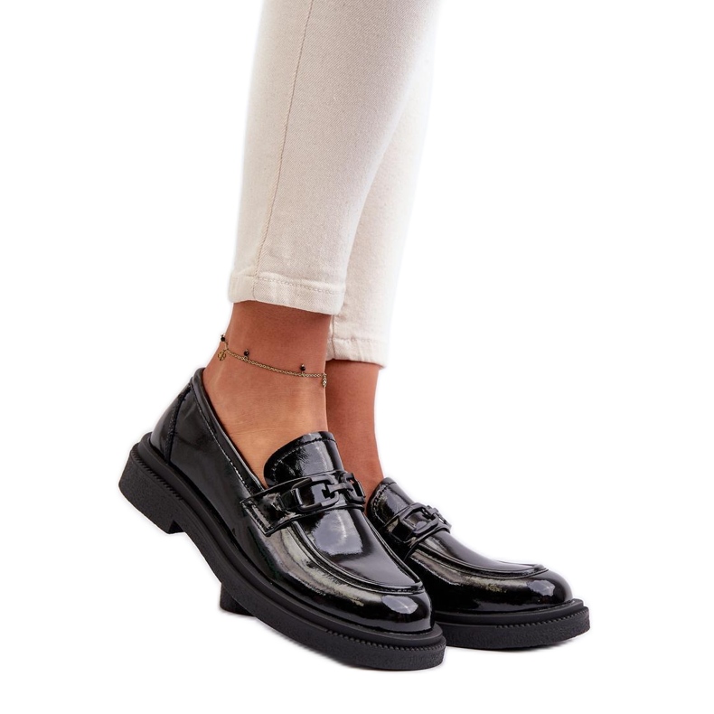 Step in style Mokkaszin modell Keelana 24PB18-6886 fekete lakk - Lépj stílusosan Step in style Mokkaszin modell Keelana 24PB18-6886 fekete lakk - Lépj stílusosan