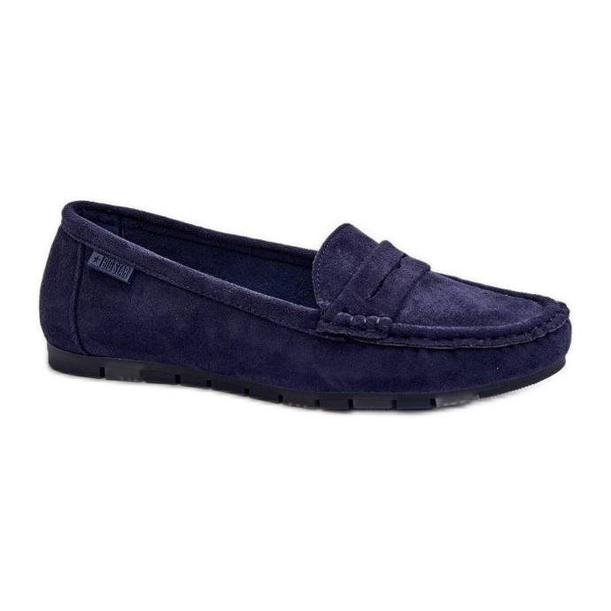 Step in style Mokaszin modell Big Star NN274931 Memory Foam System Navy - Lépjen stílusosan