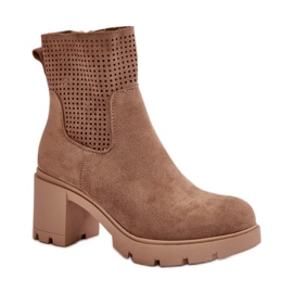 Step in style Csizma Rashmi RMR23108A-18 Bézs modell - Lépjen stílusosan