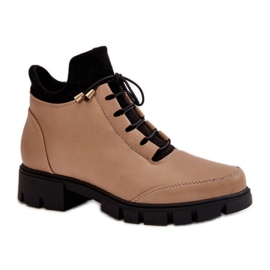 Step in style Bakancs Modell Erisabelle RMR23123-12 Bézs - Lépjen stílusosan