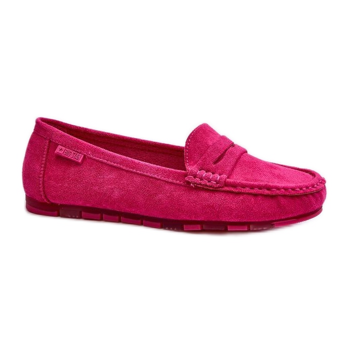 Step in style Mokaszin modell Big Star NN274934 Memory Foam System fukszia - Lépj stílusosan rózsaszín