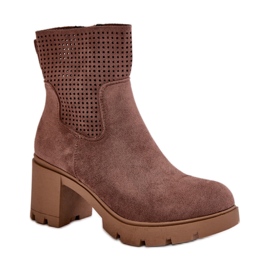 Step in style Bakancs Rashmi RMR23108A-18 Barna - Lépj stílusosan