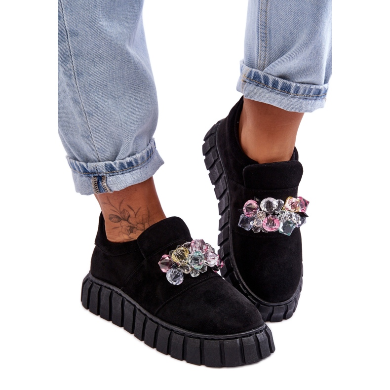 Step in style Sportcipők Model Desire NB615 Black Suede - Lépj stílusosan fekete