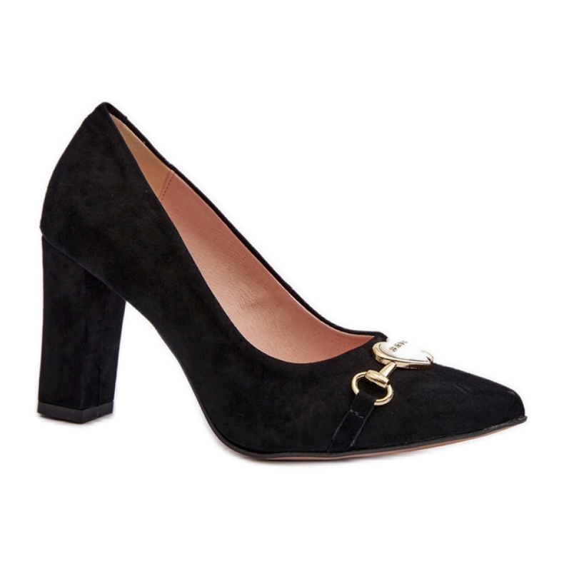 Step in style Pumps Model Zazoo 2453/OS Black Suede - Lépjen stílusosan fekete
