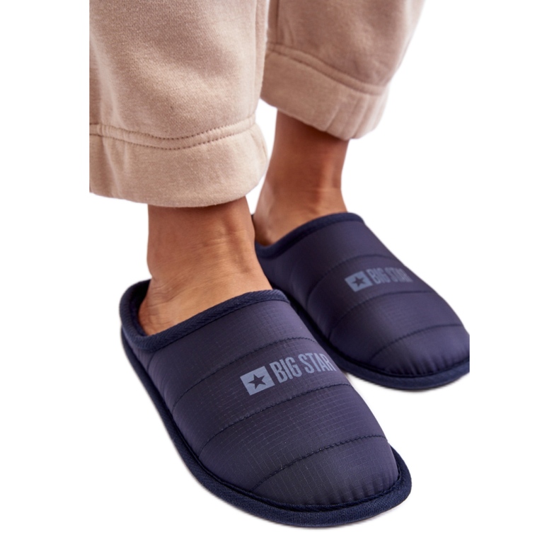 Step in style Papucs modell Big Star KK274601 Navy - Lépj stílusosan Step in style Papucs modell Big Star KK274601 Navy - Lépj stílusosan