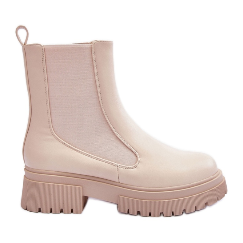 Step in style Chelsea csizma Model Isminna BM67 Beige - Lépj stílusosan bézs