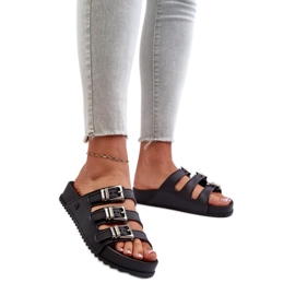 Step in style Szandál papucs Zaxy NN2850099 fekete - Lépjen stílusosan