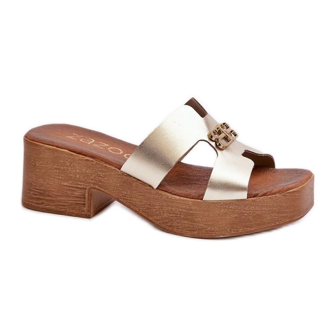 Step in style Szandál papucs Zazoo 40412 arany modell - Lépjen stílusosan sárga Step in style Szandál papucs Zazoo 40412 arany modell - Lépjen stílusosan sárga