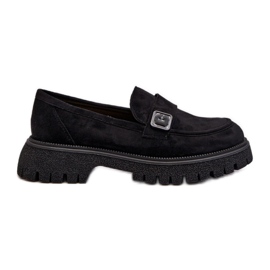 Step in style Moccasins Model Flanila 62124 Black Suede - Lépjen stílusosan fekete
