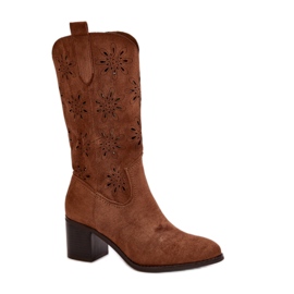 Step in style Nevilos RMR2337-11 típusú csizma barna - Lépjen stílusosan