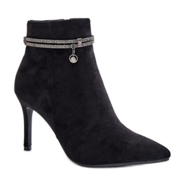 Step in style Bakancs Vinceza 16469 fekete - Lépjen stílusosan