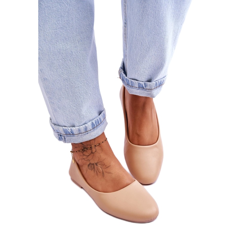 Step in style Balerina cipő Stacee 9BL02-1029 Bézs modell - Stílusosan