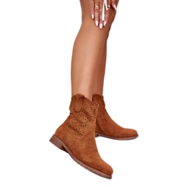 Step in style Csizma Model S.Barski HY42-135 Camel - Lépj stílusosan barna