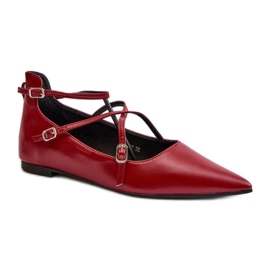 Step in style Balett lakások Violra P-1396 Bordo modell - Lépj stílusosan piros