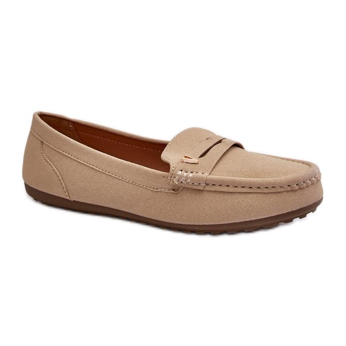 Step in style Mokaszin modell Iramarie DF879 világos bézs - Lépj stílusosan