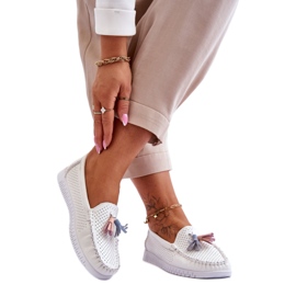 Step in style Mokaszin Lanzarot modell 23PB08-5372 fehér - Lépjen stílusosan