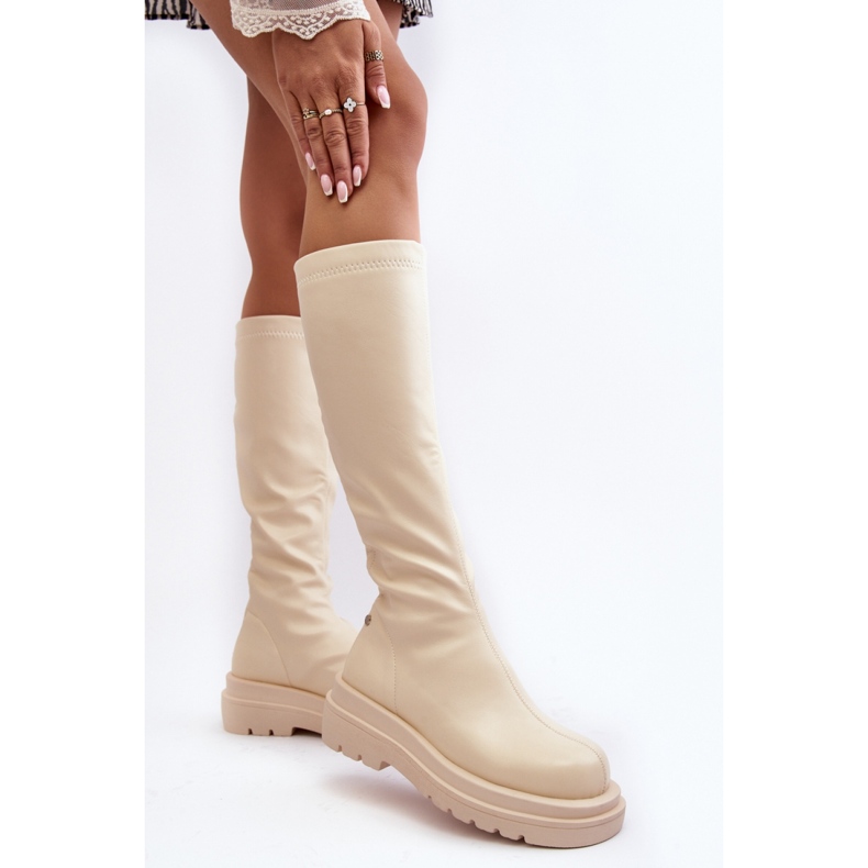 Step in style Csizma Modell Goe MM2N4067 Világos bézs - Lépj stílusosan