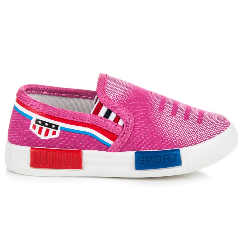 Bebújós tornacipő lányoknak rózsaszín