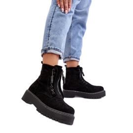 Step in style Edivame M532-1 modell fekete csizma - Lépjen stílusosan