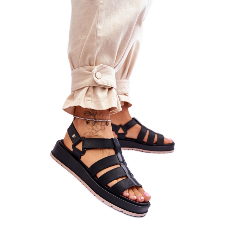 Zaxy Black vegán szandál fekete