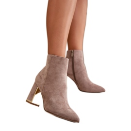 Step in style Csizma Model Mevair NS331 Beige - Lépjen stílusosan bézs