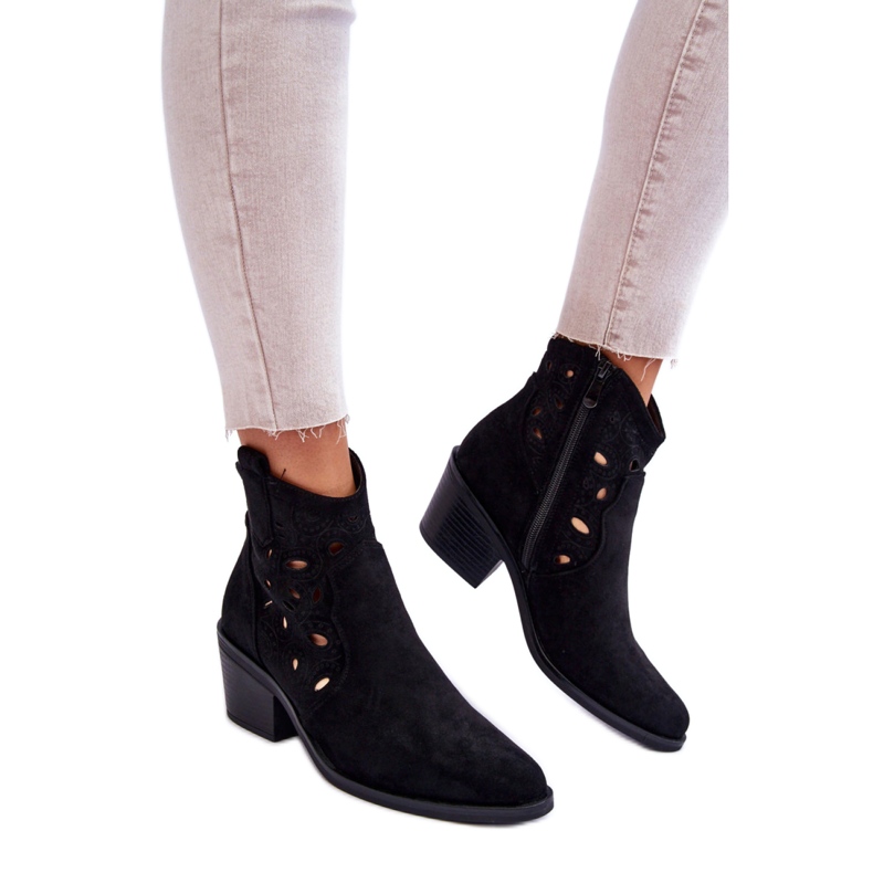 Step in style Csizma Model S.Barski HY42-086 Fekete - Lépj stílusosan