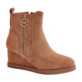 Step in style Leretha YY-78 Camel modell csizma - Lépj stílusosan barna