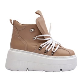 Step in style Sportcipő Zazoo 3416 Beige modell - Lépjen stílusosan bézs