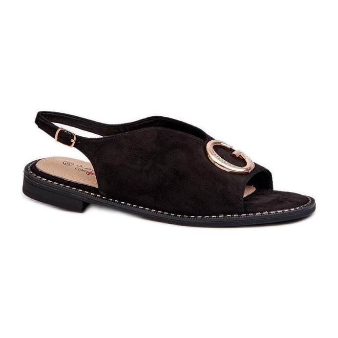 S. BARSKI Elegáns női szandál S.Barskitól fekete