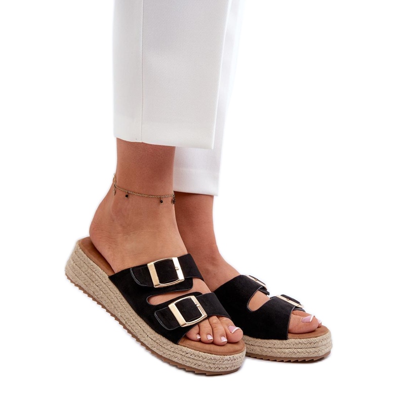 Szandál papucs C-315 fekete