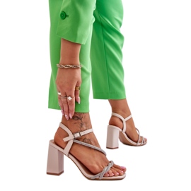 Step in style Carlotta H8-292 Bézs modell szandál - Lépjen stílusosan