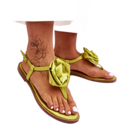 Step in style Flip-flop szandál Modell Carisma QQ-137 Lime - Lépjen stílusosan zöld