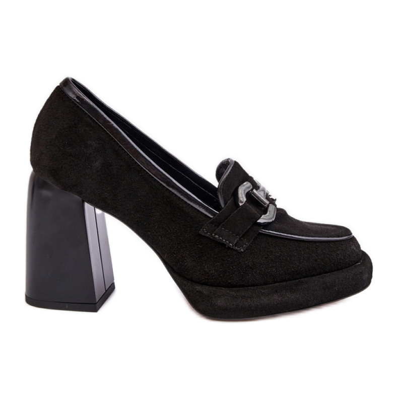 Női pumpák díszítéssel Laura Messi 2706 500-173 fekete