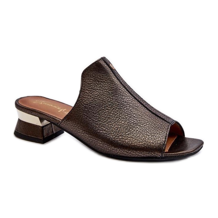 Maciejka 06360-20 grafit szandál papucs fekete