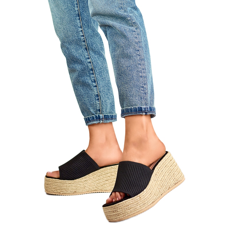 Magas ékű flip-flop 7237B fekete