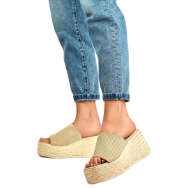 Női ékszandál 7237GO arany sárga