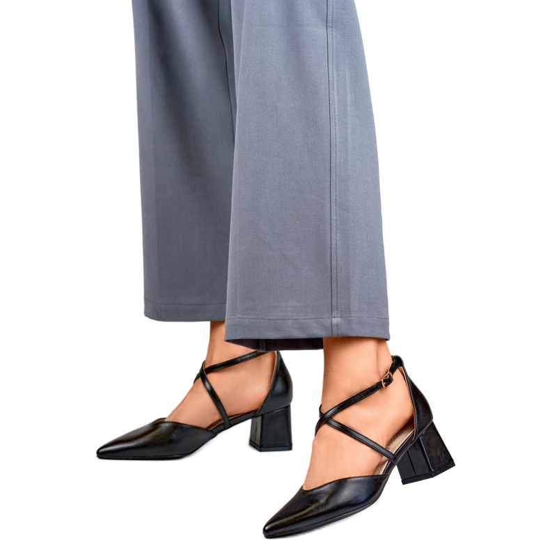 Női pumpák GD-FL1150B fekete