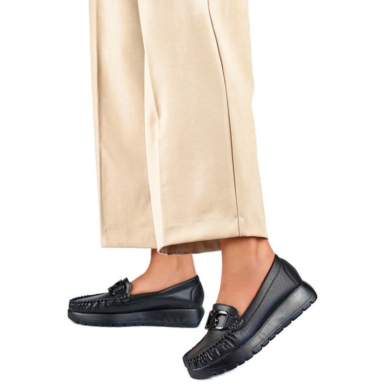 Női Wedge mokaszin 24-21339B fekete Női Wedge mokaszin 24-21339B fekete
