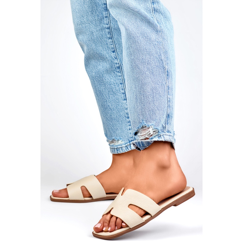 Szandál flip-flop MTBL06BE Bézs modell - PRIMO