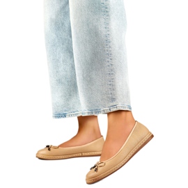 Női balettlapos masnival GD-XR392A-BE bézs Női balettlapos masnival GD-XR392A-BE bézs