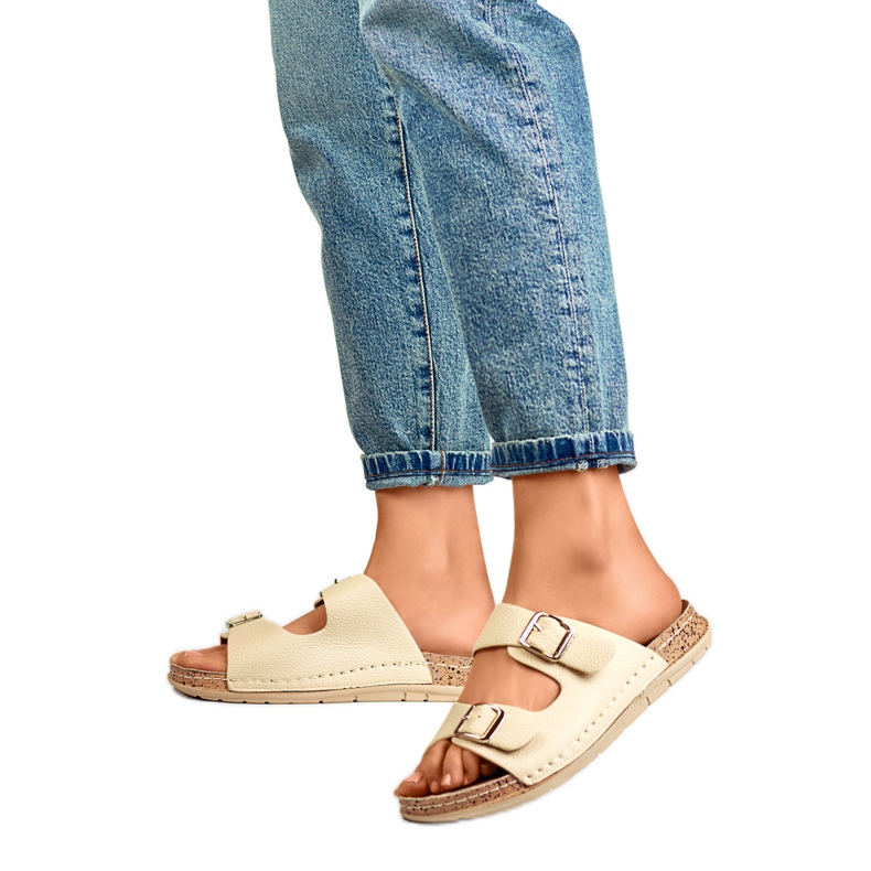 Női papucs G3178-7BE bézs