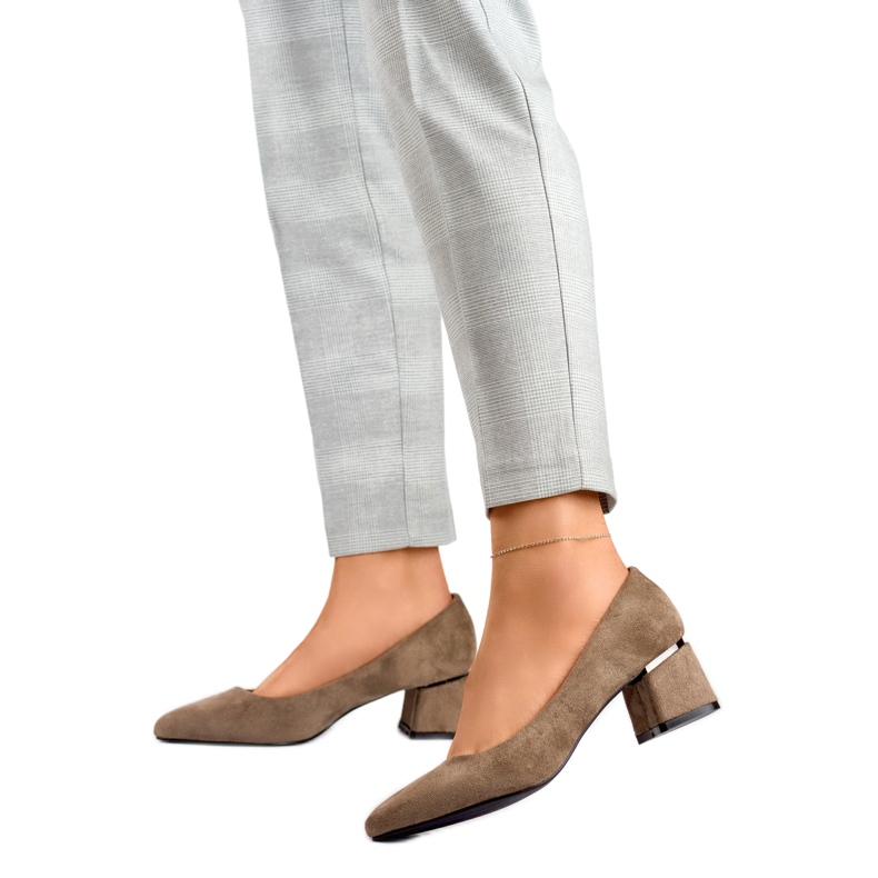 Női pumpák GD-XR-103B-KH Barna